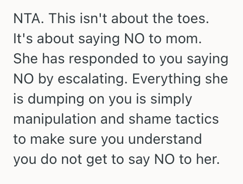 Screenshot 2025 05 25 at 12.32.26 PM Teen Refused To Get Her Toenails Polished Before Graduation, And Her Mother Tried To Convince Her That Was A Huge Mistake