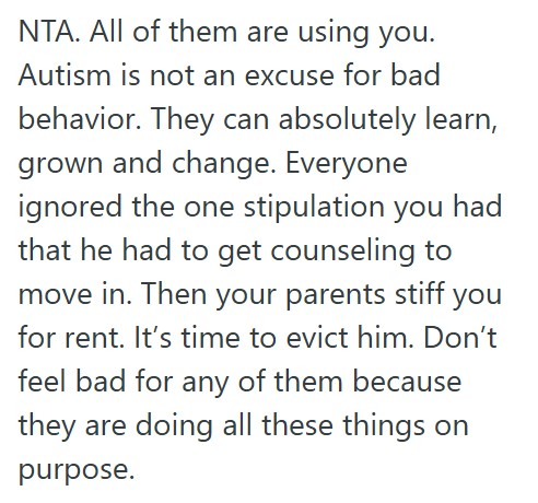 Screenshot 2025 05 26 161147 She Originally Agreed To Let Her Autistic Brother Live With Her, But A Year Later She Wants Him To Move Out