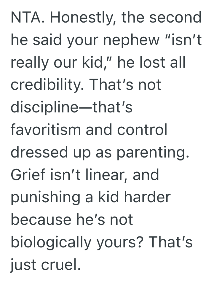 Screenshot 2025 05 26 at 3.51.55 PM Wife Disagreed With Her Husbands Harsh Discipline Of Their Nephew, But Her Husband Claimed He Should Make All The Decisions Because He Earns More Money