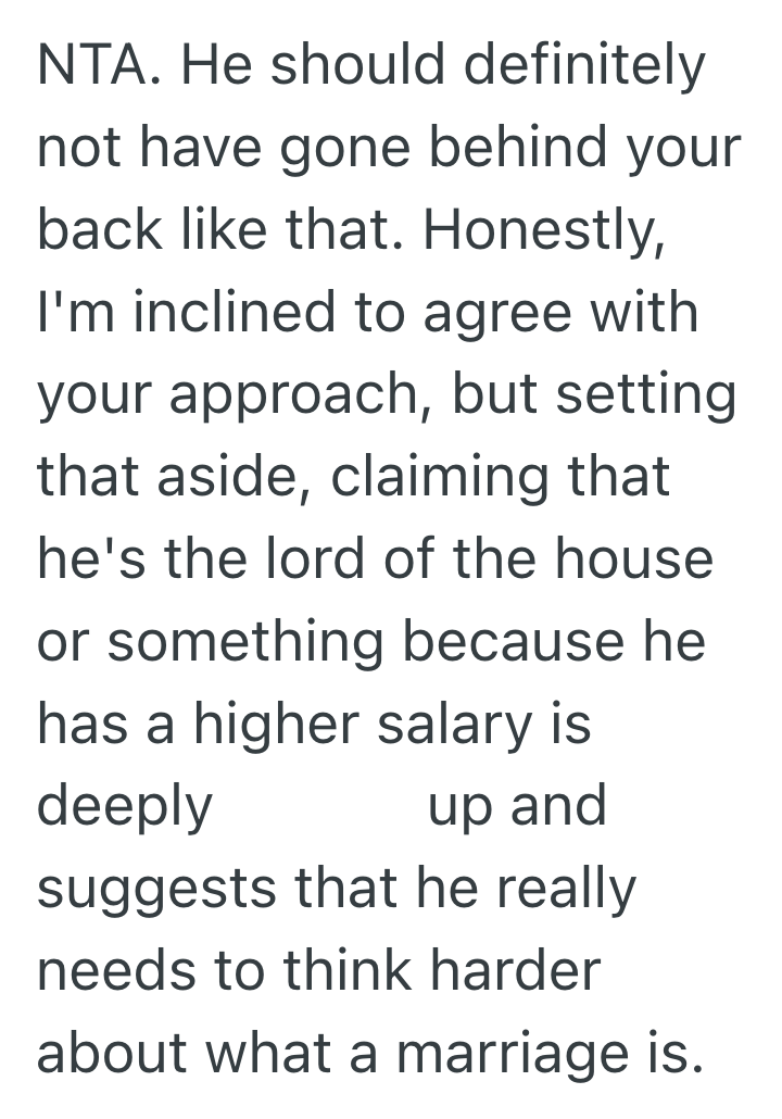 Screenshot 2025 05 26 at 3.52.41 PM Wife Disagreed With Her Husbands Harsh Discipline Of Their Nephew, But Her Husband Claimed He Should Make All The Decisions Because He Earns More Money