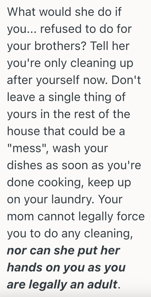 Screenshot 2025 05 27 at 6.11.20 PM Mom Still Cooks And Cleans For Her Adult Sons, But She Expects Her Teenage Daughter To Do Her Own Cooking And Cleaning