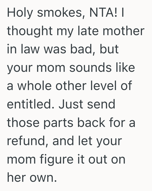 Screenshot 2025 05 28 at 5.23.30 PM His Mother Demanded A Labor Intensive Mothers Day Gift, So He Went Out Of His Way To Comply, But She Still Found A Way To Blame Him For Ruining Her Celebration