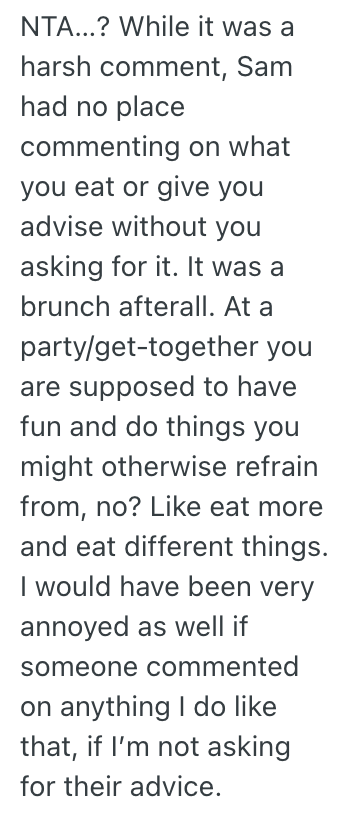 Screenshot 2025 05 28 at 6.35.23 PM Her Larger Friend Tried To Give Her Weight Loss Advice, So She Told Her She Needs To Lose 30 Pounds Before She Can Tell Anyone What to Do