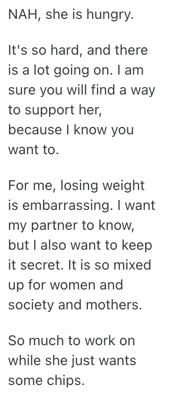 Screenshot 2025 05 28 at 6.40.47 PM He Told His Wife Hed Make Some Sacrifices While She Tries To Lose Weight, But She Doesnt Think Its Enough