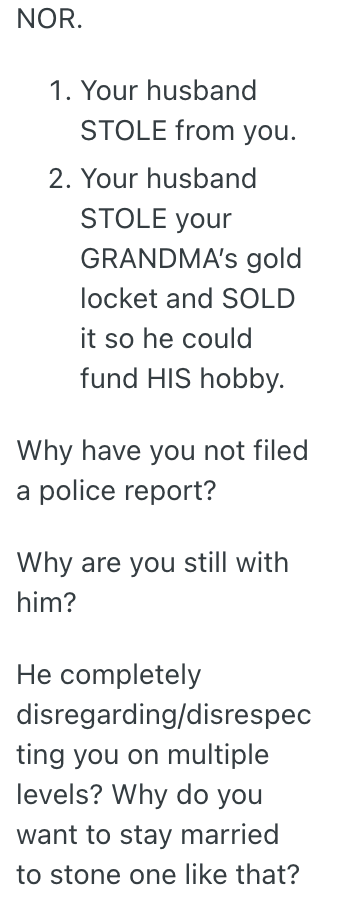 Screenshot 2025 05 28 at 7.09.14 PM Her Husband Sold A Precious Family Heirloom Behind Her Back, So Shes Making Him Sleep On The Couch