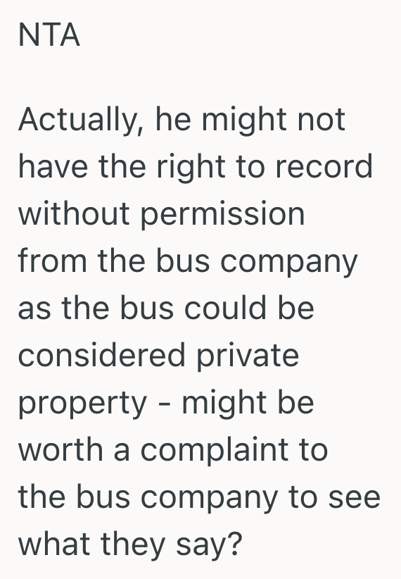 Screenshot 2025 05 29 at 12.06.34 PM A Teen Secretly Recorded Strangers On The Bus, So One Commuter Stood In His Way To Protect Everyones Privacy