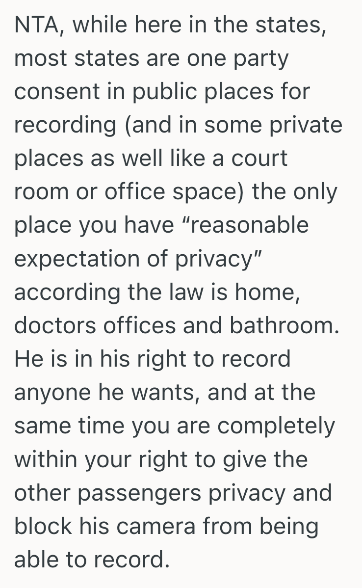 Screenshot 2025 05 29 at 12.07.55 PM A Teen Secretly Recorded Strangers On The Bus, So One Commuter Stood In His Way To Protect Everyones Privacy