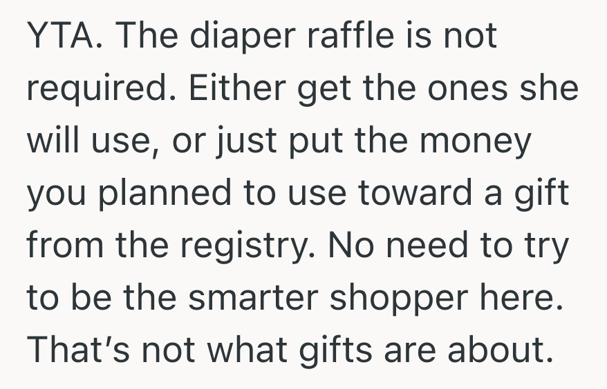 Screenshot 2025 05 29 at 7.06.32 PM Her Cousin Asked For Expensive Diapers For Her Baby Shower, But She Doesnt Approve And Wants To Gift A Different Brand