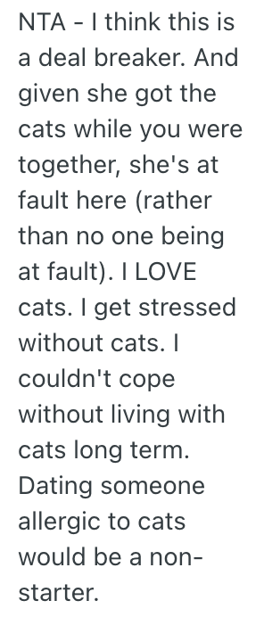 Screenshot 2025 05 30 at 1.02.05 PM His Girlfriend Wont Compromise About Her Cats Having The Full Run Of The House, So Hes Thinking About Ending Their Relationship