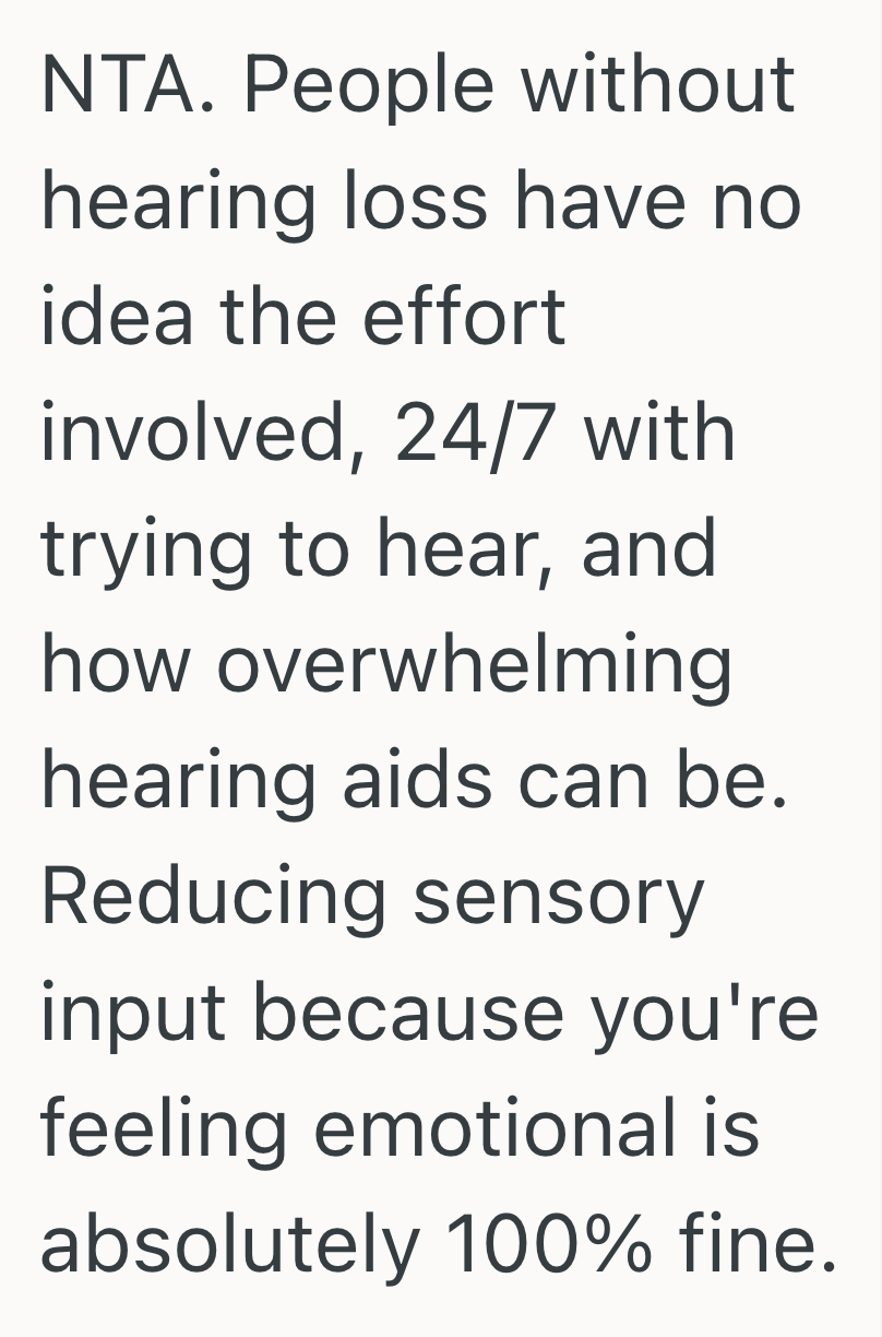 Screenshot 2025 05 30 at 12.16.38 PM He Muted His Hearing Aids To Keep From Crying At His Sisters Wedding Vows, But His Family Accused Him Of Acting Cold And Heartless