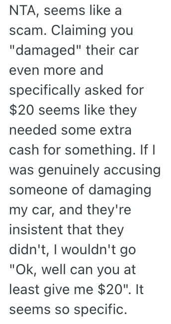 Screenshot 2025 05 30 at 12.48.13 PM Woman Denied Hitting A Car In A Parking Lot, But Now Shes Having Second Thoughts About Refusing To Give Up Some Cash