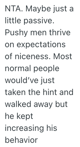 Screenshot 2025 05 30 at 12.57.29 PM Guy Wouldnt Take No For An Answer, So She Had To Be Blunt And Tell Him Shes Not Interested