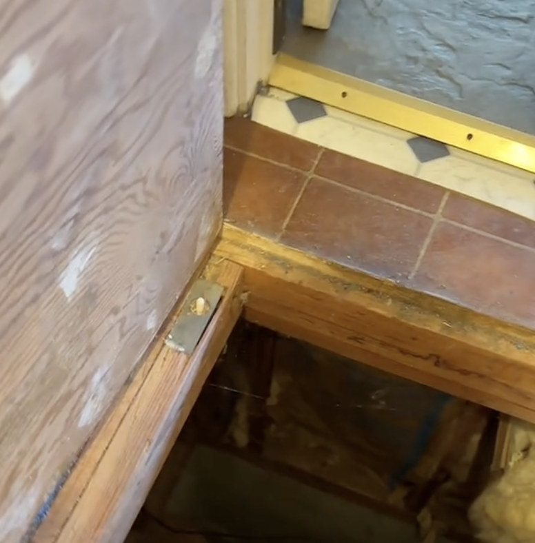 photo of a trap door