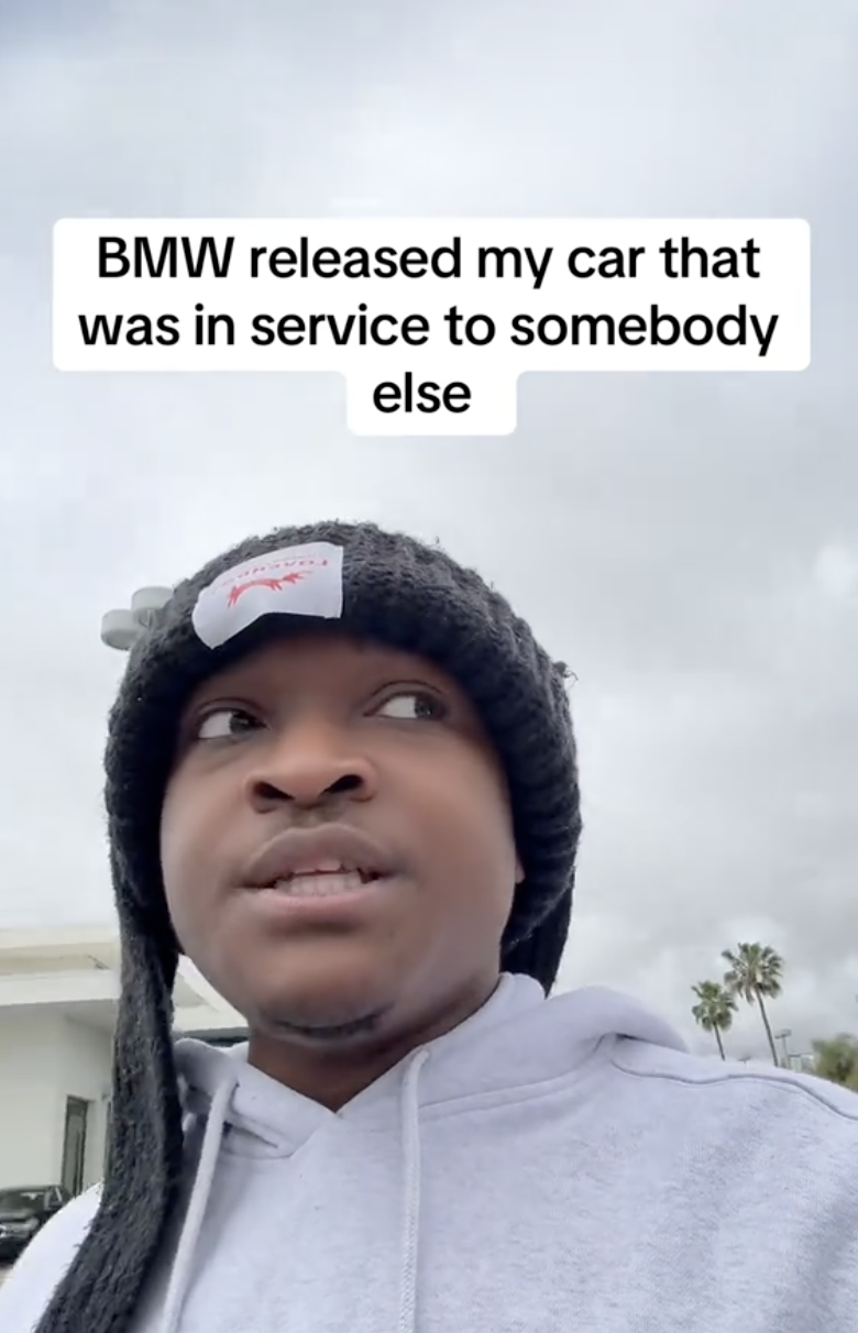 man wearing a black winter hat