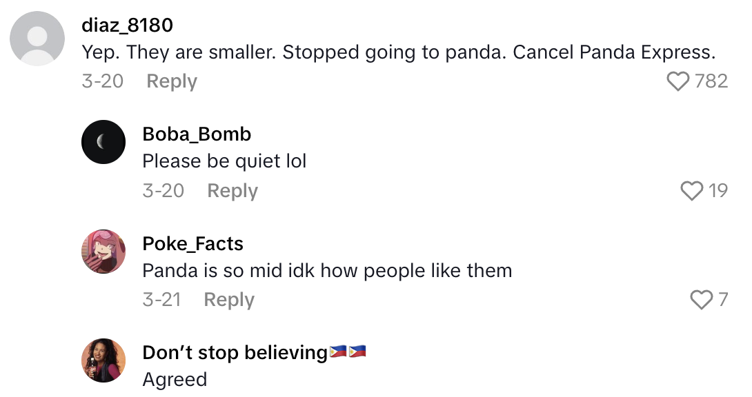 Screenshot 2025 05 31 at 6.24.43 PM A Customer Accused Panda Express Of Shrinkflation And Hes Getting Out His Tape Measure To Prove It
