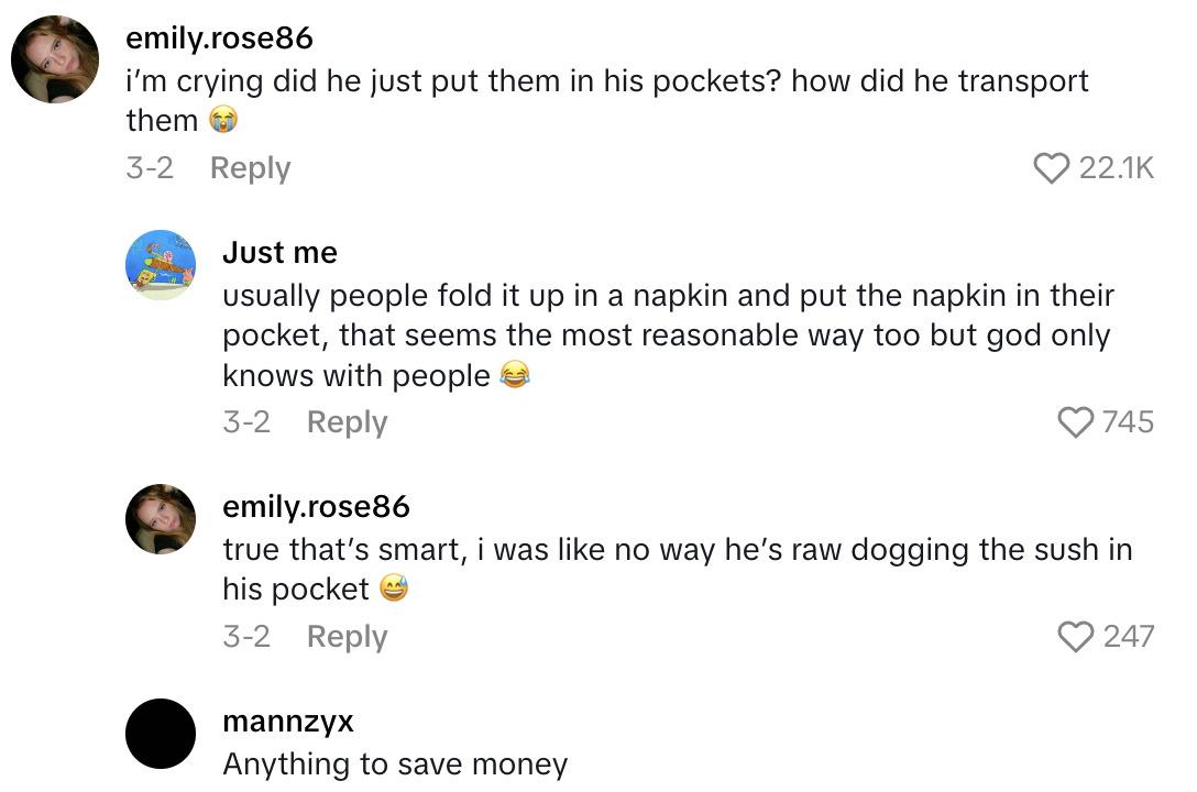 Screenshot 2025 05 31 at 7.44.06 PM Couple Got Creative So They Didnt Have To Pay Their Bill At A Sushi Restaurant