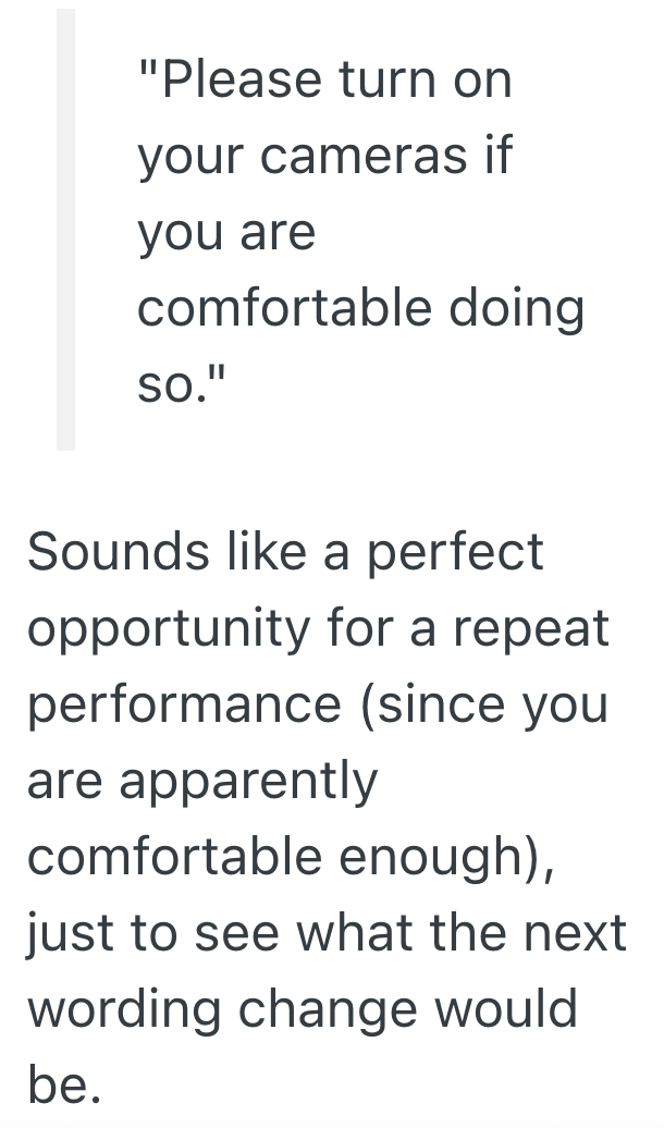 Screenshot 2025 05 31 at 7.45.20 PM New Mom Returns To Work And Keeps Her Camera Off During A Virtual Meeting, But When Shes Told She Has To Turn The Camera On, She Makes Sure Everyone Feels Uncomfortable
