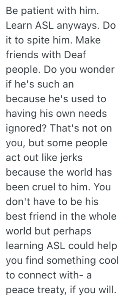 Screenshot 2025 06 04 at 7.27.37 PM His Mom Wants Him To Take Sign Language Lessons To Communicate With His Soon To Be Stepbrother, But Hes Not Interested
