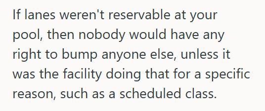 Swim Lane 1 Swimmer Booked A Lane At YMCA Fair And Square, But When A Mom Demanded It For Her Kid’s Lesson, The Staff Took Her Side