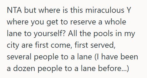 Swim Lane 2 Swimmer Booked A Lane At YMCA Fair And Square, But When A Mom Demanded It For Her Kid’s Lesson, The Staff Took Her Side