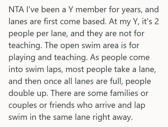 Swim Lane 3 Swimmer Booked A Lane At YMCA Fair And Square, But When A Mom Demanded It For Her Kid’s Lesson, The Staff Took Her Side