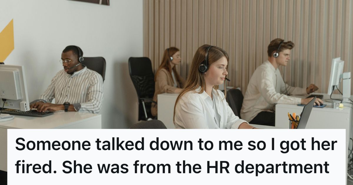 Workers at a call center