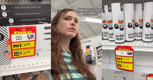 A Joann's store closing sale