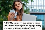 College Student Tries To Be Honest With Her Parents About Her New Boyfriend, But They Are So Judgmental And Controlling That She’s Feeling Pretty Stressed Out