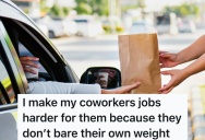Fast Food Worker Does More Than His Coworkers, So He Came Up With A Way To Get Back At Them For Not Helping Him Out