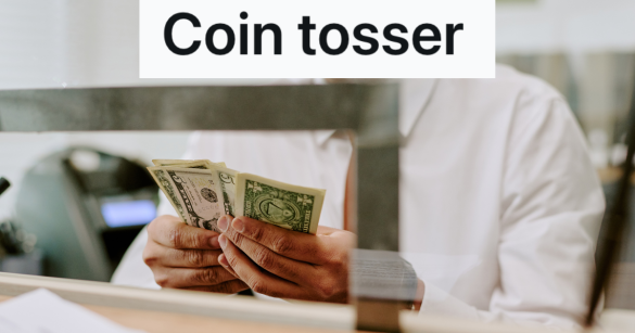 employee counting money