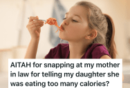 Dad Was Upset When He Heard His Mother-In-Law Criticizing What His Daughter Was Eating, So The Mother-In-Law Left The Family Dinner Early