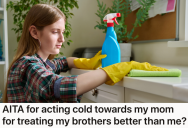 Mom Still Cooks And Cleans For Her Adult Sons, But She Expects Her Teenage Daughter To Do Her Own Cooking And Cleaning