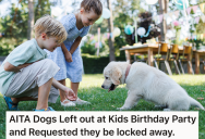 Little Boy Is Invited To A School Friend’s Pool Party, But He Wasn’t Told Ahead Of Time That There Would Be Dogs There