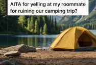Man Was Looking Forward To Camping With His Roommate, But When His Roommate’s Girlfriend Showed Up, He Found It Hard To Pretend Nothing Was Wrong