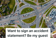 Male Driver Calls Female Driver A Rude Name, But She Knows He’s The Reason They Were In A Car Accident