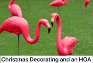 Homeowner Had To Submit A Christmas Decoration Theme Idea To The HOA For Approval, But The HOA Had No Idea What “Christmas In Paradise” Would Look Like