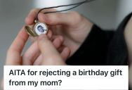 Her Mom Gave Her A Locket With Photos Inside For Her Birthday, But This Teenage Girl Rejected The Gift Because She Never Liked Her Stepdad