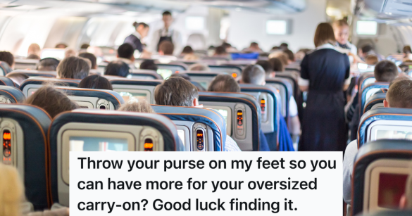 inside of an airplane filled with passengers