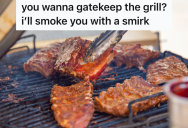 Man At BBQ Potluck Tries To Hog The Grill, But Another Person Triumphs With A Special Recipe For Ribs