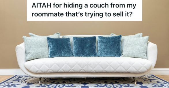 Beautiful and elegant couch with pillows on it