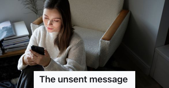 Woman texting on her phone