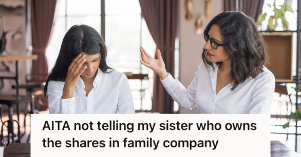 Two women wearing executive attire are arguing in the office