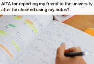 His Friend Submitted His Notes For Extra Points Without Crediting Him, So He Filed A Plagiarism Report