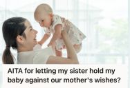His Disabled Sister Was So Excited To Be An Aunt, So He Let Her Hold His Baby Despite Their Mom’s Protests