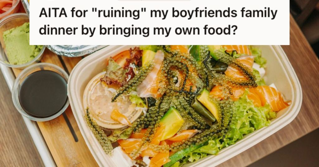 Vegetable salad ina food container