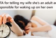 A Tired Mom Overslept, But When She Blamed Her Husband For Not Waking Her Up, He Told Her It Wasn’t His Responsibility