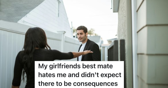 woman arguing with a man