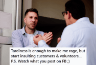 Lead Volunteer Had An Unemployed Volunteer Working For Him And They Did Not Get Along, So When The Guy Finally Got A Job, This Lead Volunteer Stalked His Social Media And Got Him Fired There