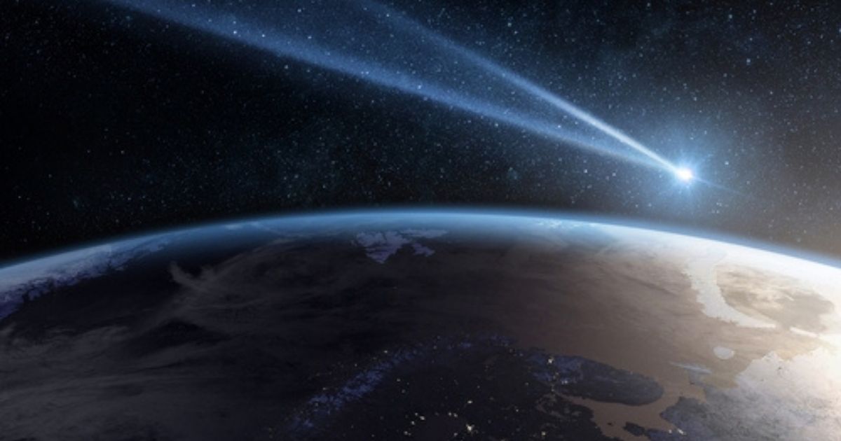 Asteroid near earth. 