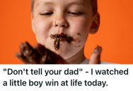 Each Parent Tried To Reward Their Son In Secret, So He Walked Away With Twice The Chocolate And None Of The Guilt